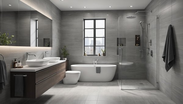 Comment poser un sol carrelage grand format en salle de bain ?